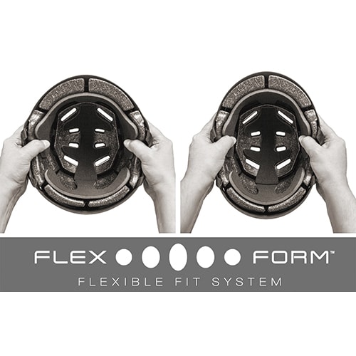素早く簡単にアタマにフイットするFlexForm™を開発
